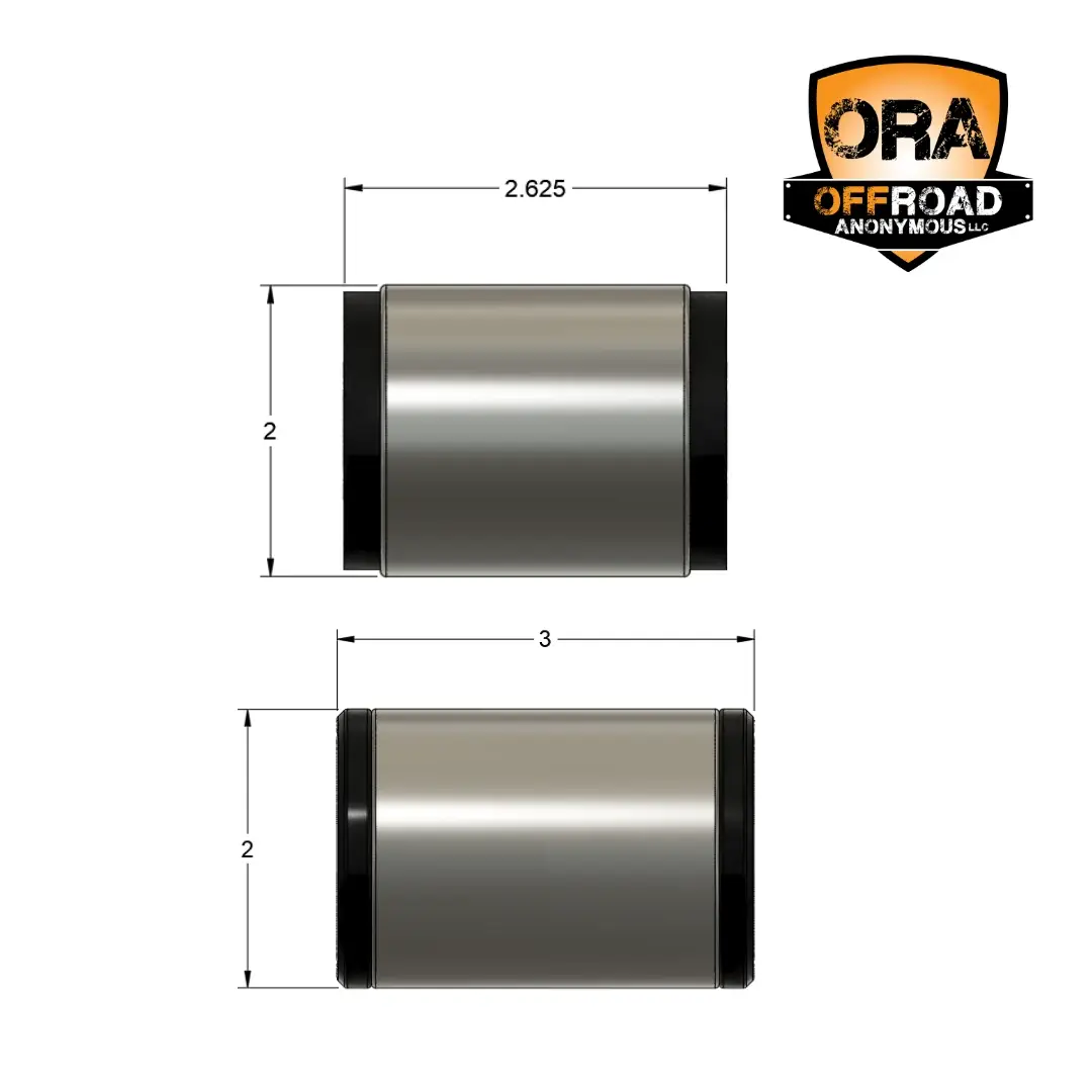 Poly Builder Bushing Kit Dimensions