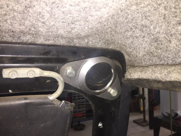 yj flange installed