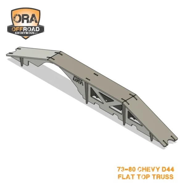 73-80 Chevy D44 Flat Top Axle Truss iso 1