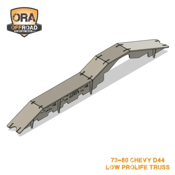 73-80 Chevy D44 Low Pro axle Truss iso 2