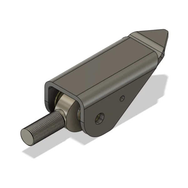 Angled link bracket cad model