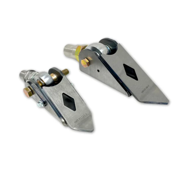 Angled Link brackets with hiem joints installed