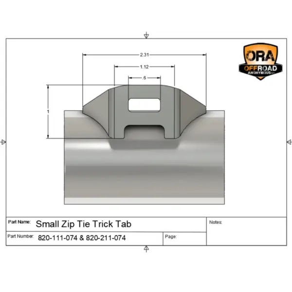 Zip tie trick tab