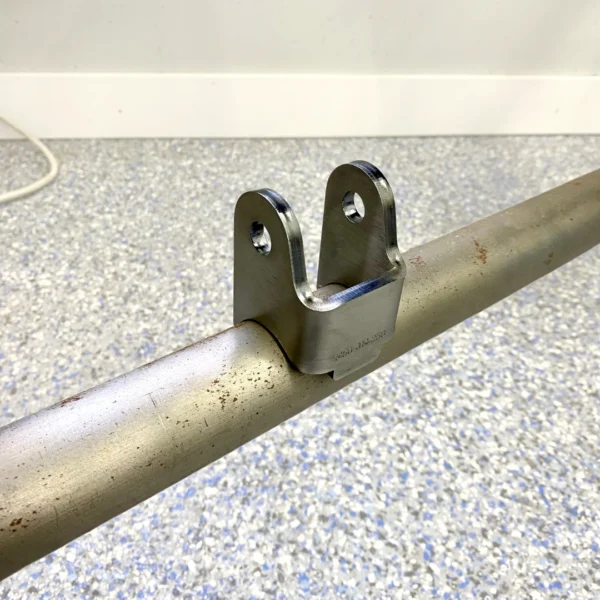 weld-on tube mount shock bracket
