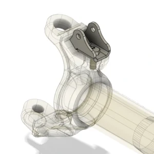 Superduty 60 axle c shock mount - Cad
