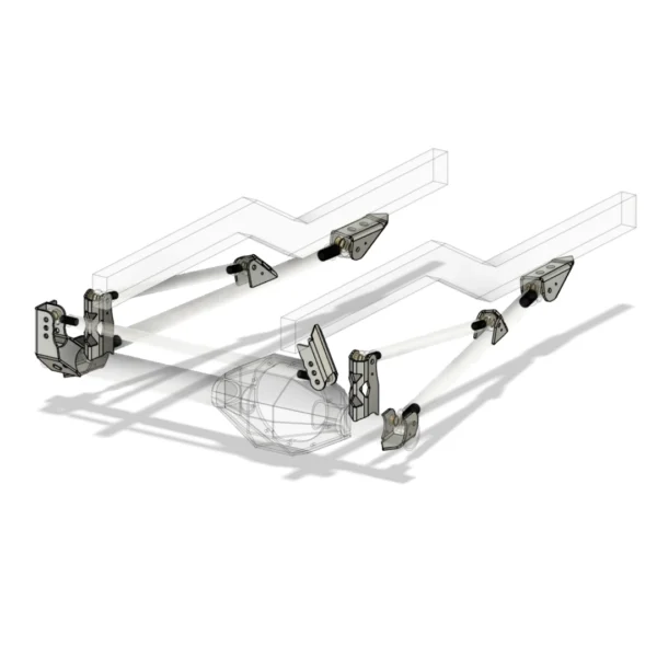 Universal Radius Arm Bracket Kit - Axle Mount - Image 2