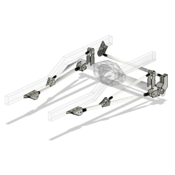 Universal Radius Arm Bracket Kit - Axle Mount - Image 4